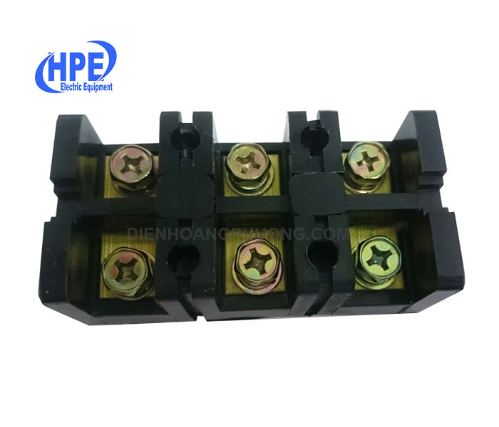 Cầu đấu dây điện 3pha 60A - Domino 3 pha 60A