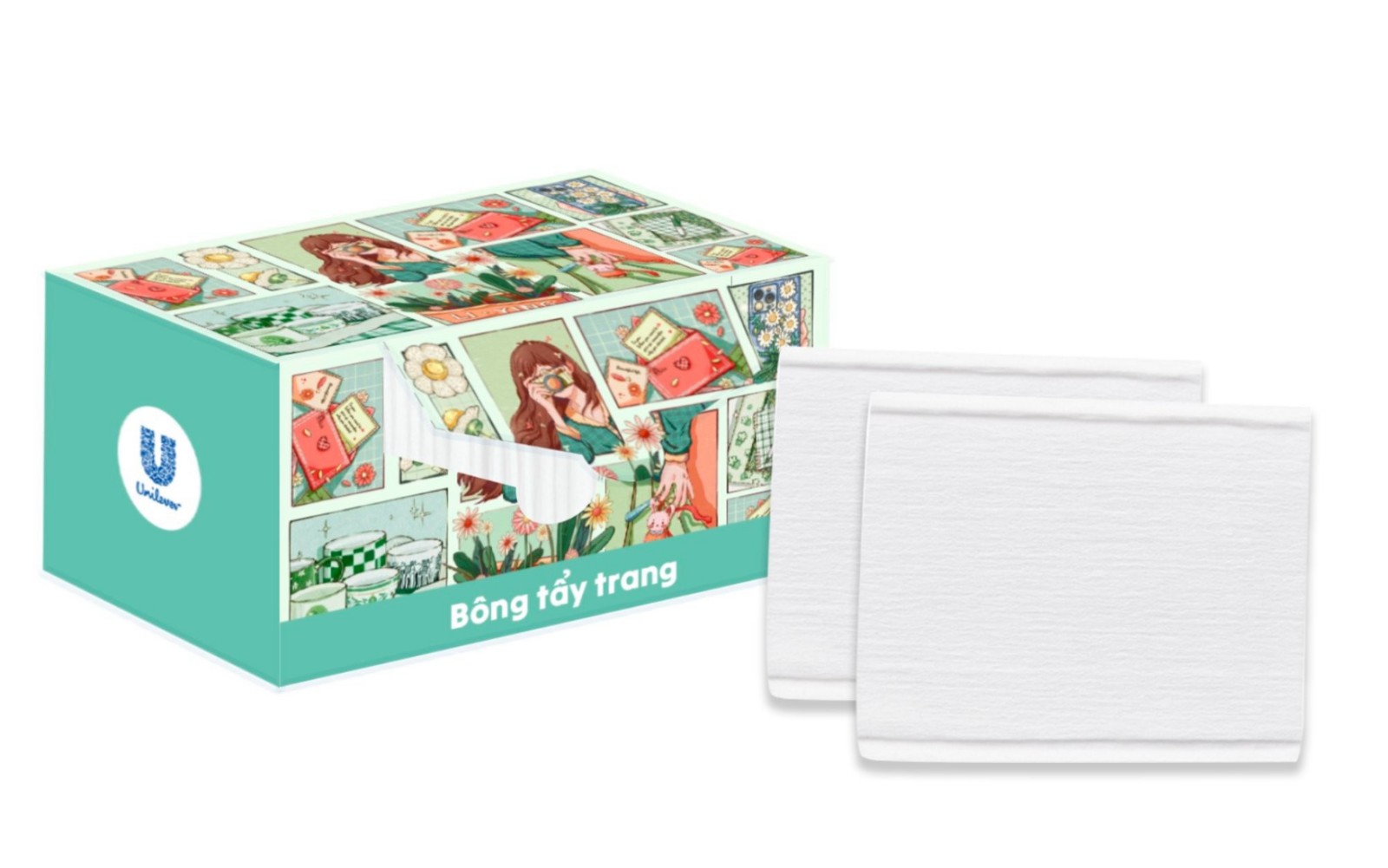 [Hàng tặng không bán - HB Gift] - Bông tẩy trang