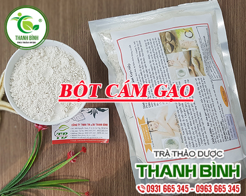 Bột cám gạo nguyên chất 100g hàng cao cấp - thảo dược thanh bình