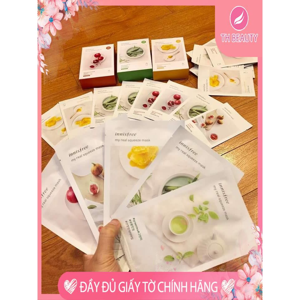 [Chính hãng] Mặt nạ giấy innisfree Hàn Quốc