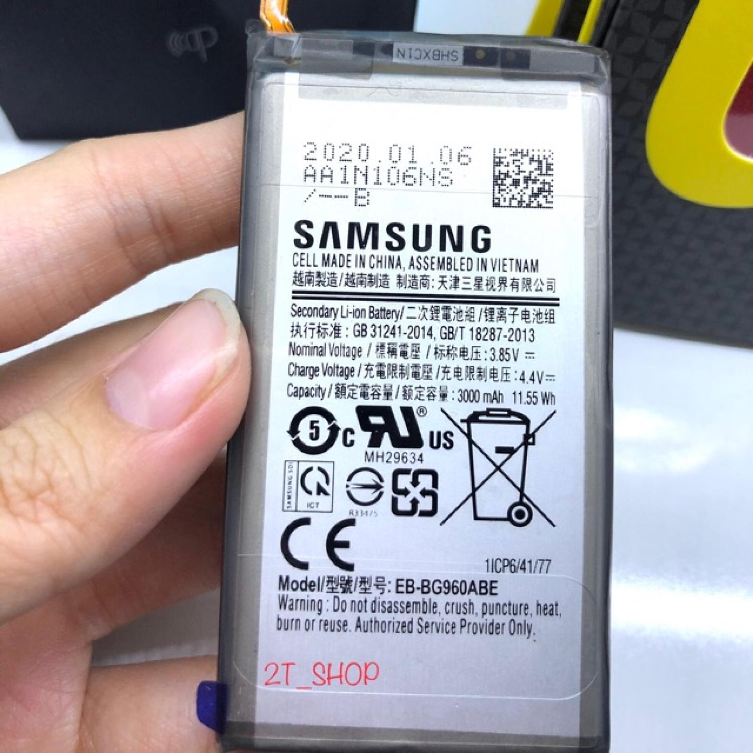 Pin galaxy s9 chính hãng, dung lượng 3000mah, eb-bg960abe