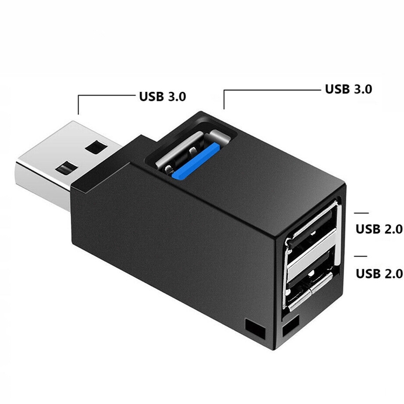 Đầu Hub Chia 3 Cổng Usb 3.0 và 2.0 Tốc Độ Cao