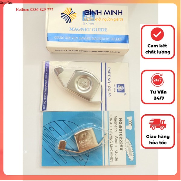 Cữ nam châm định hướng sản phẩm (tiểu/ trung/ đại)được sử dụng trong ngành may mặc(giá 1 cái)