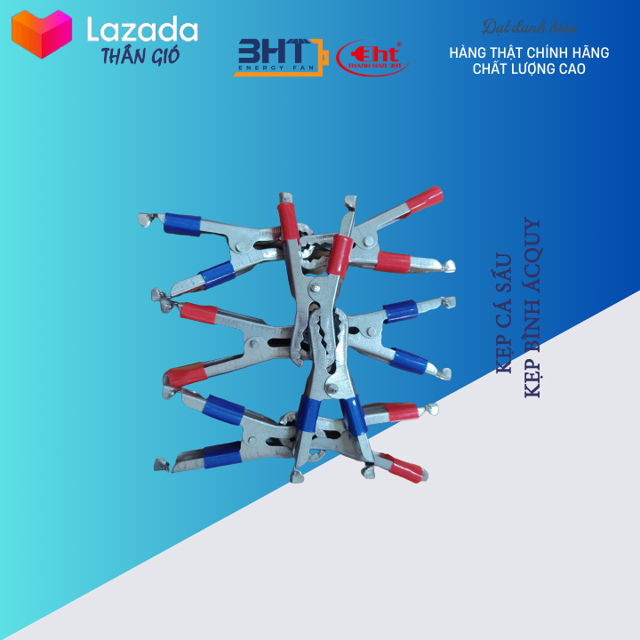 Kẹp Cá Sấu Xanh Đỏ 30A - 7Cm - 1 cặp