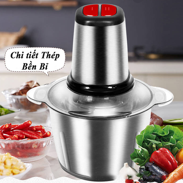 Máy xay thịt và thực phẩm 2 lít công suất 300W