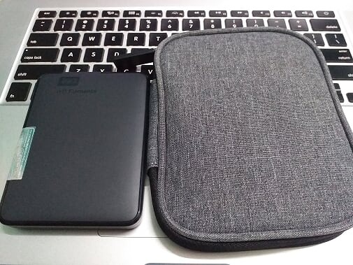 1Tb Wd Elements Portable Hard Drive with 2-Year Warranty and Free Leather Case