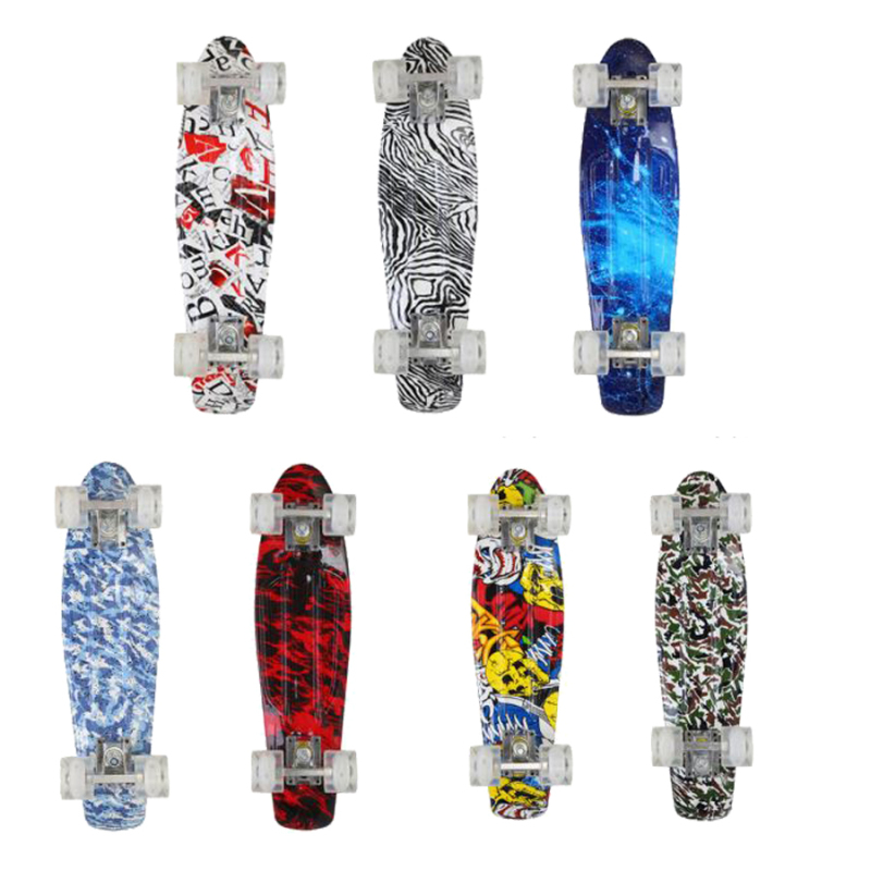 Mua Ván Trượt  Nhựa Skateboard Penny Nhiều Màu (Bánh Xe Có Đèn LED-Bảo Hành 6 Tháng)
