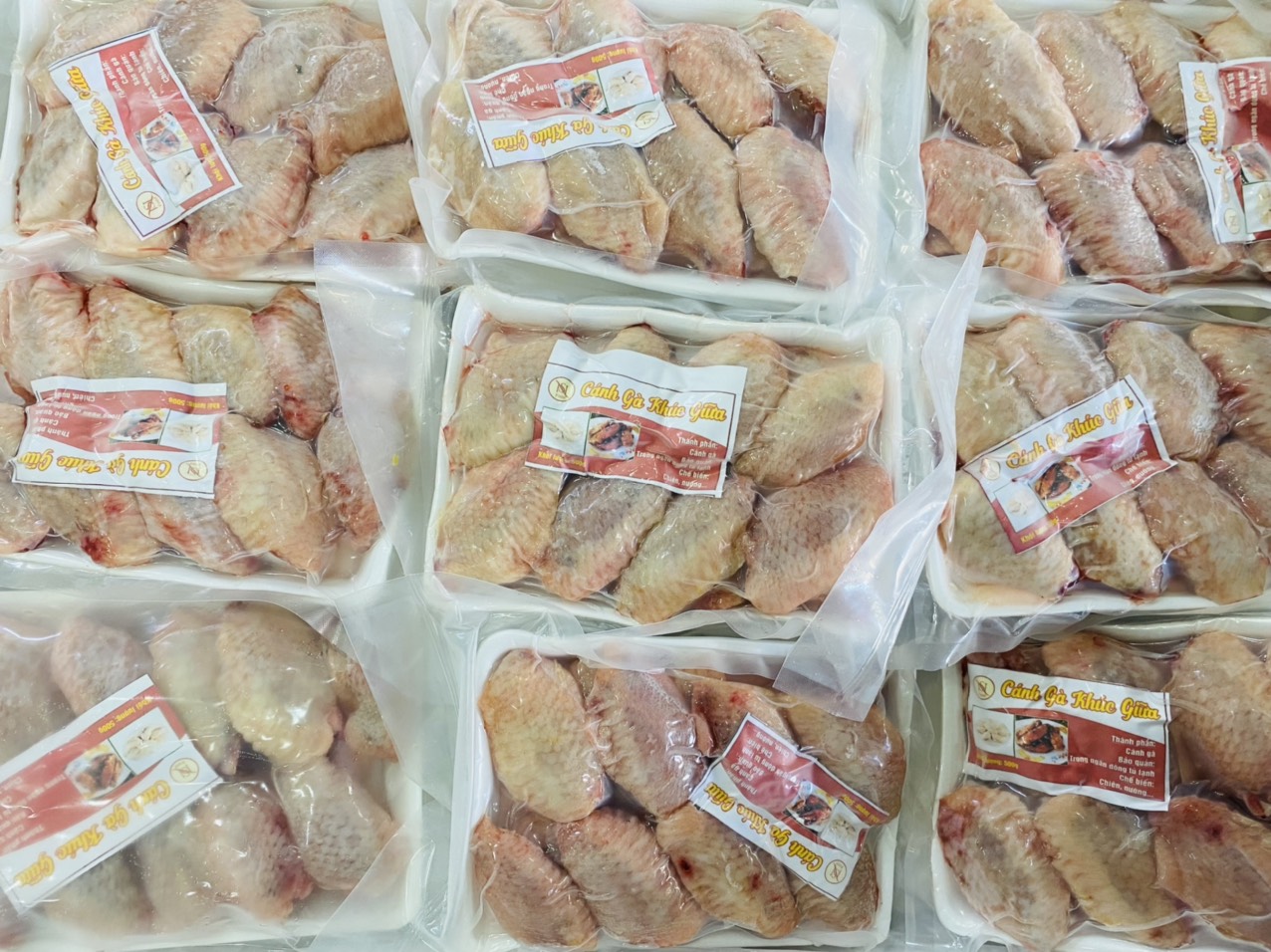 [GIAO NHANH 2H HCM] Giá Sỉ 1Kg Cánh Gà Giữa