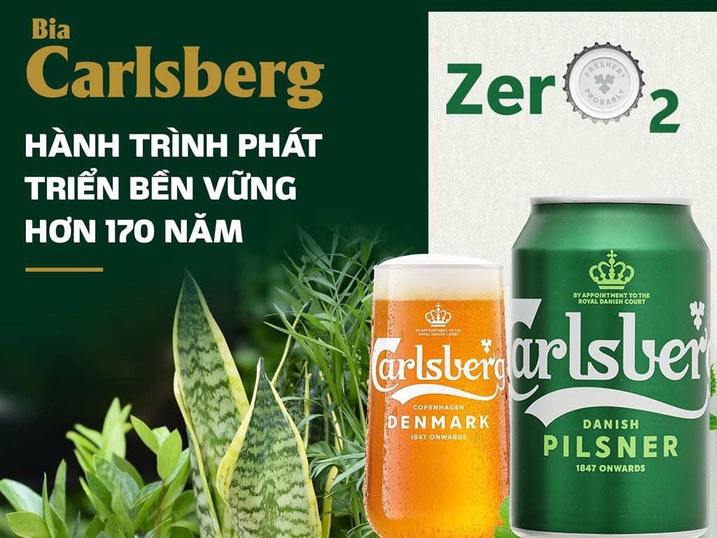 BỘ 6 LY THỦY TINH CAO CẤP CARLSBERG - 330ml