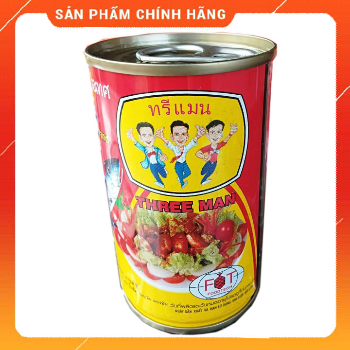 Cá nục sốt cà THREE MAN lon 155G ( 1 lon)