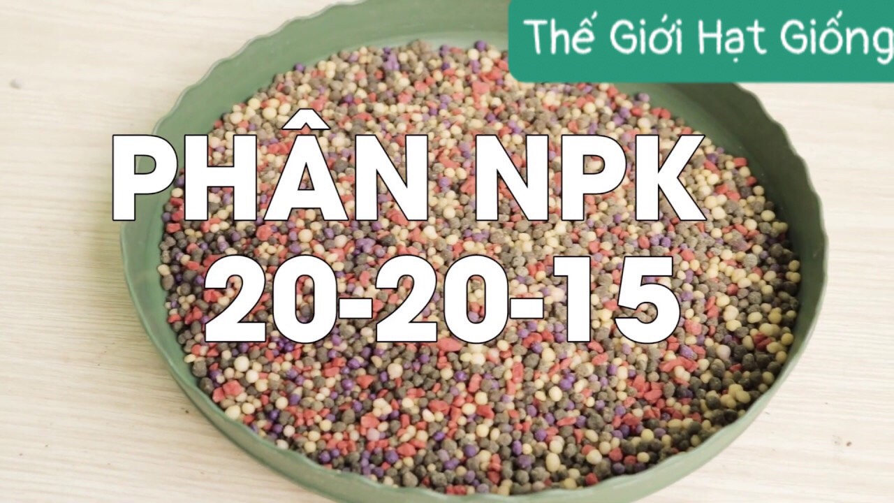 🌟 Phân bón NPK 20 20 15 🌟 (Phát triển chòi lá cứng cây,  ra hoa , đậu trái, năng suất cao) - 200gr/gói