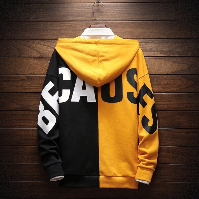 Áo hoodie bé trai phối màu cá tính