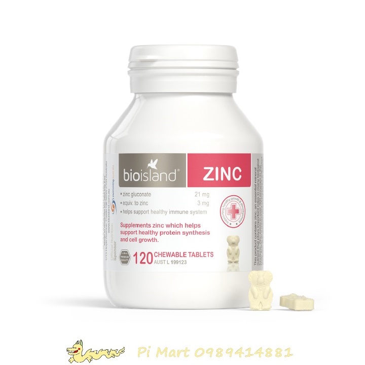 Kẽm bioisland zinc 120 viên
