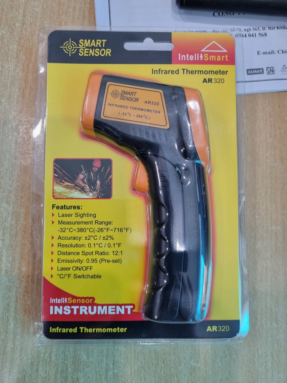 Súng đo nhiệt độ Benetech GM320