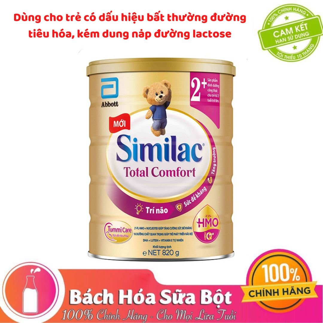 Sữa bột Similac Total Comfort 2+ - 820g (Dành cho trẻ từ 2 tuổi trở lên)