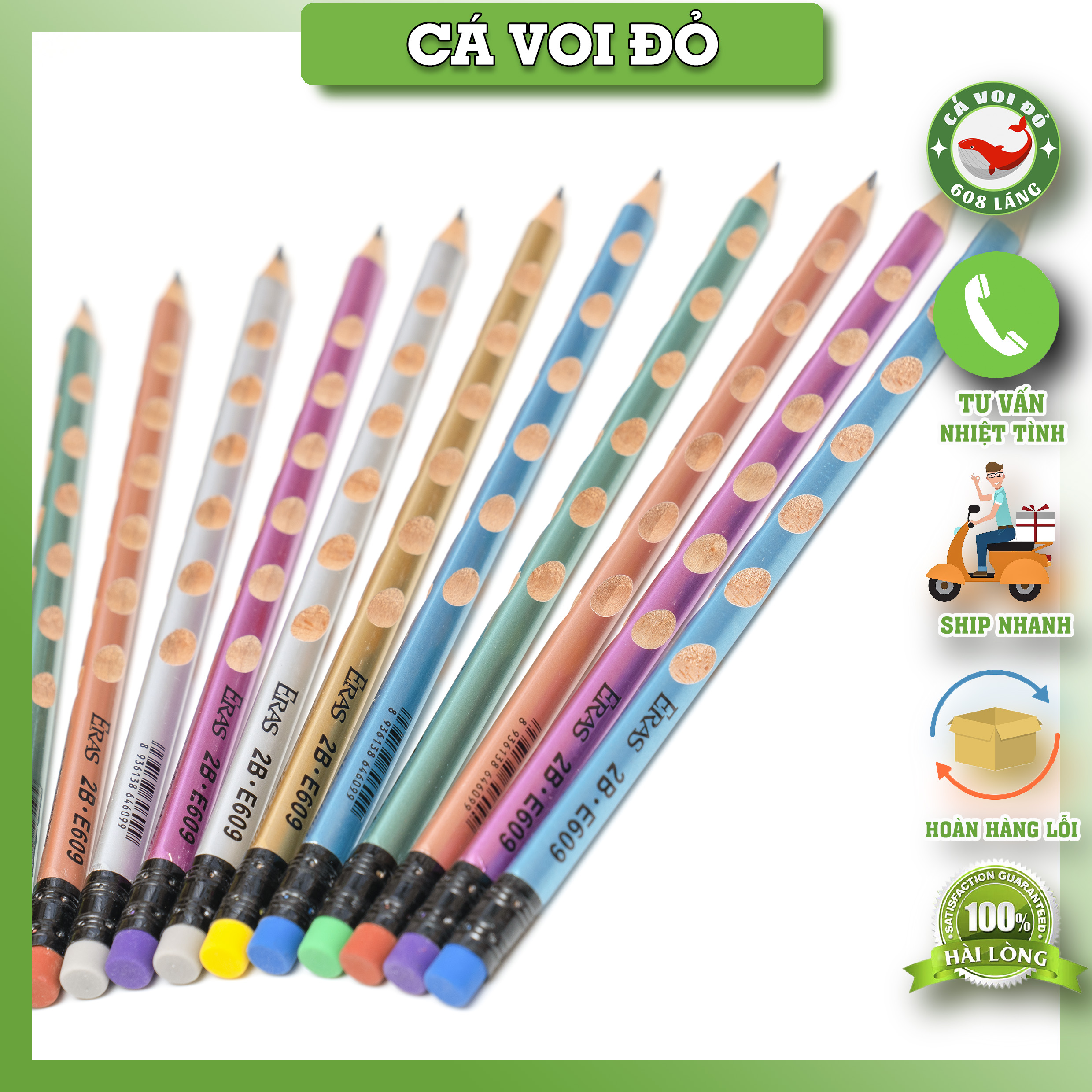 Bút chì 2B Eras Định Vị Eras E609