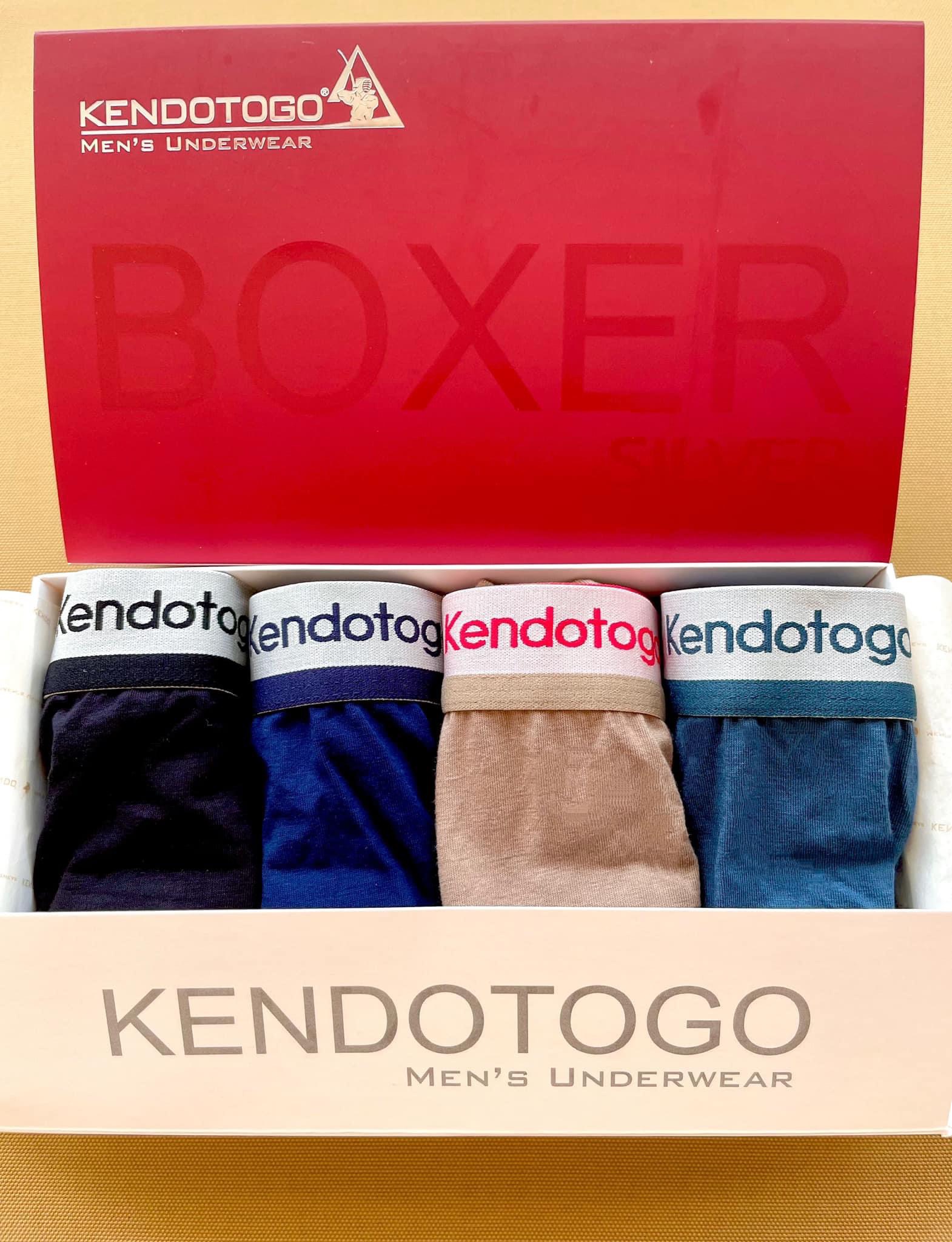 Combo 4 quần lót nam Boxer KENDOTOGO (màu ngẫu nhiên)