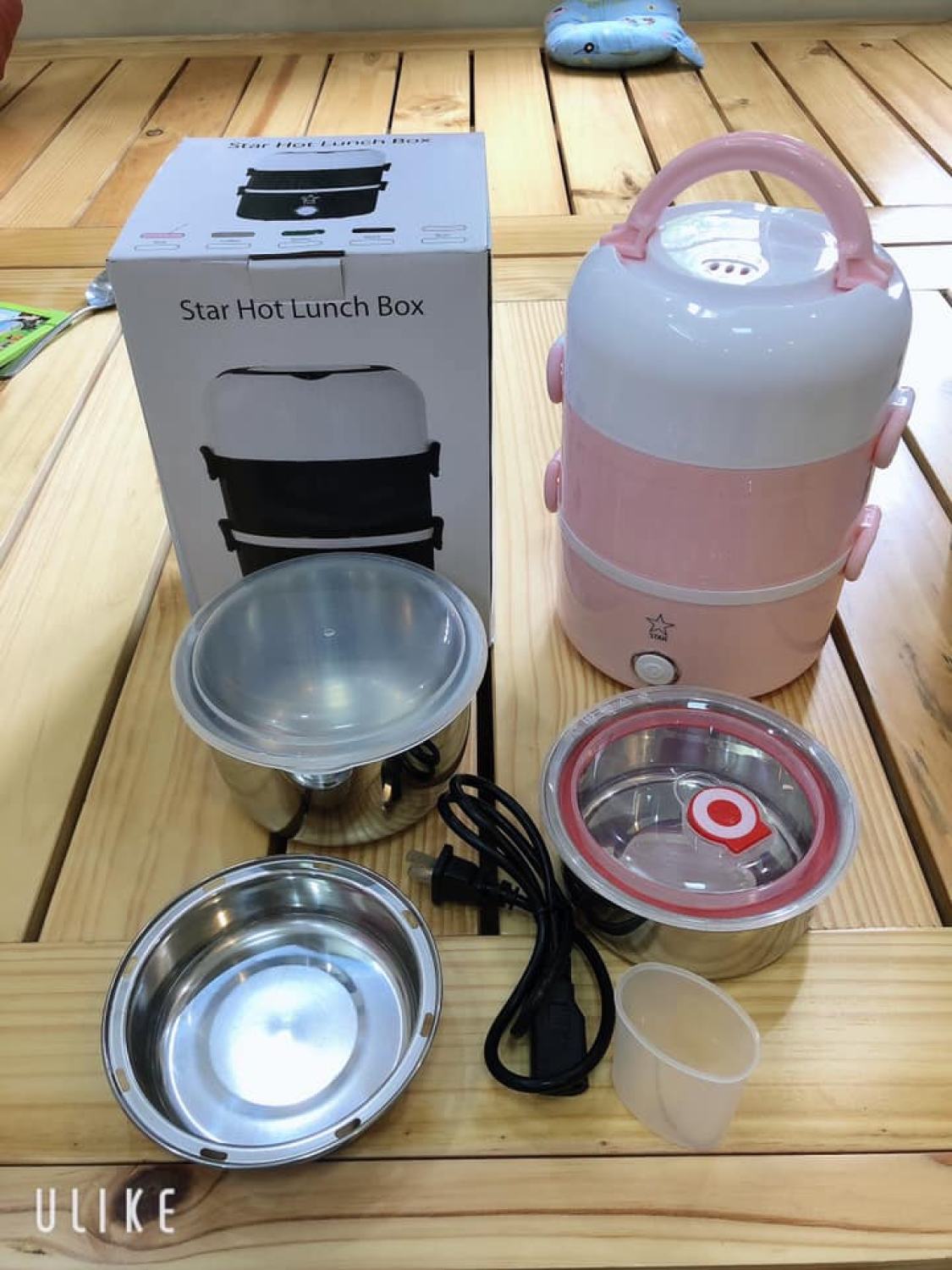Cặp lồng cắm điện hâm nóng cơm 3 tầng Star