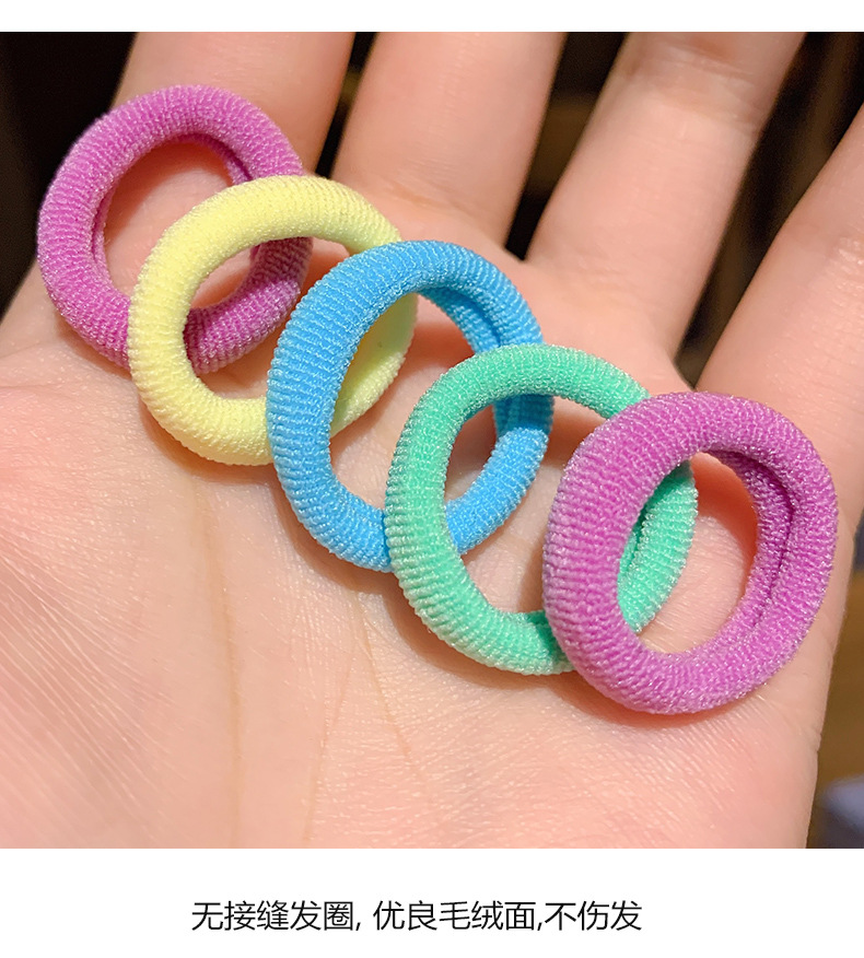 thun cột tóc cho bé set 100 cái túi bozip