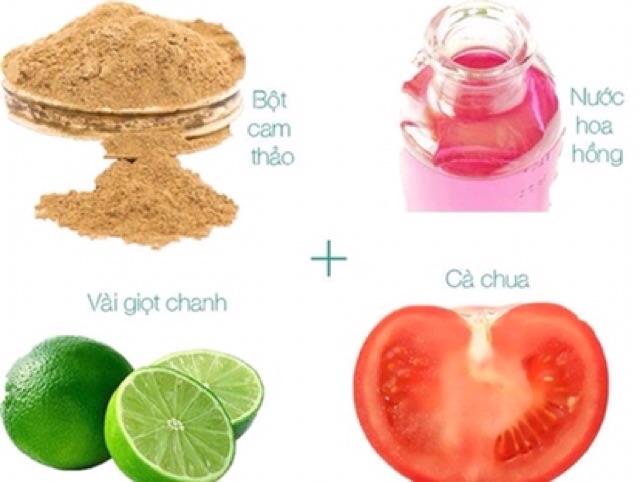 Bột đắp mặt cam thảo ủ trắng &tri mụn handmade