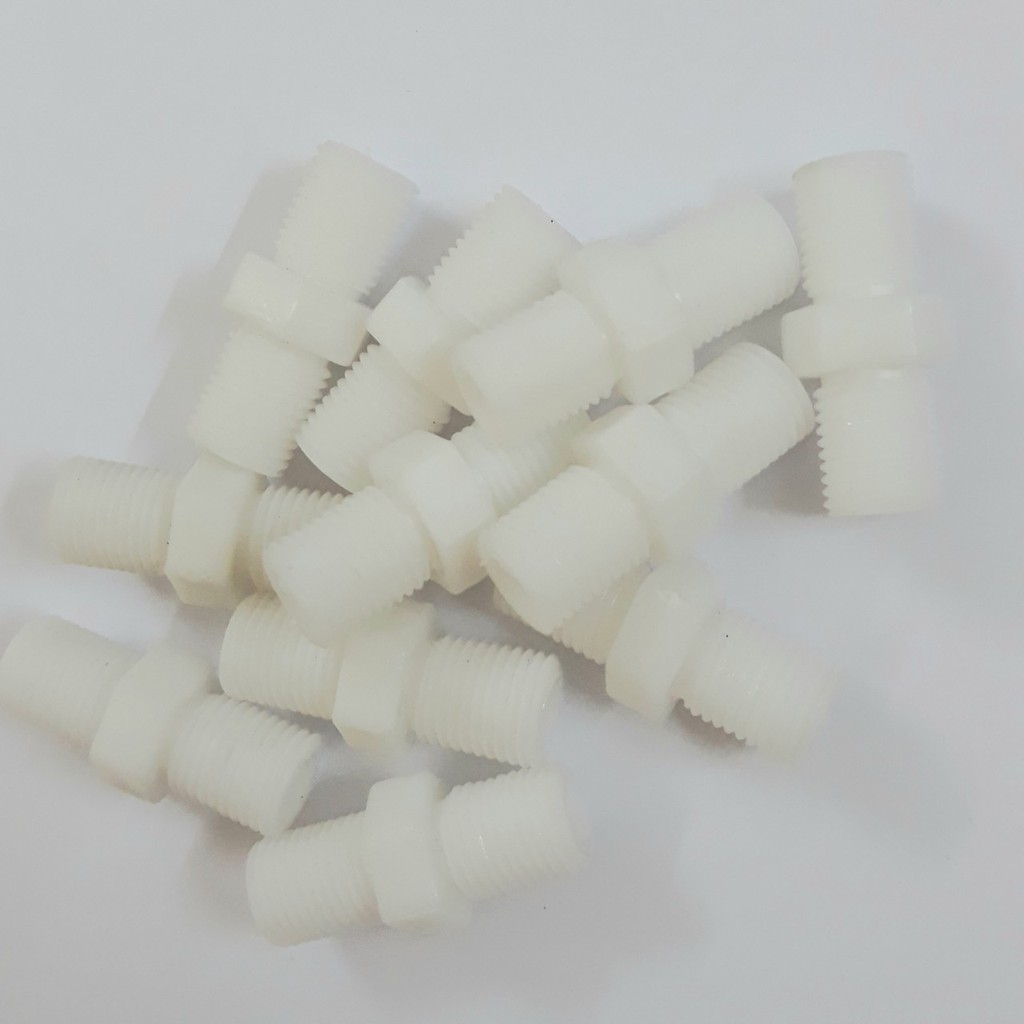 Bộ 2 (cút) nối thẳng ren 21 ra 21