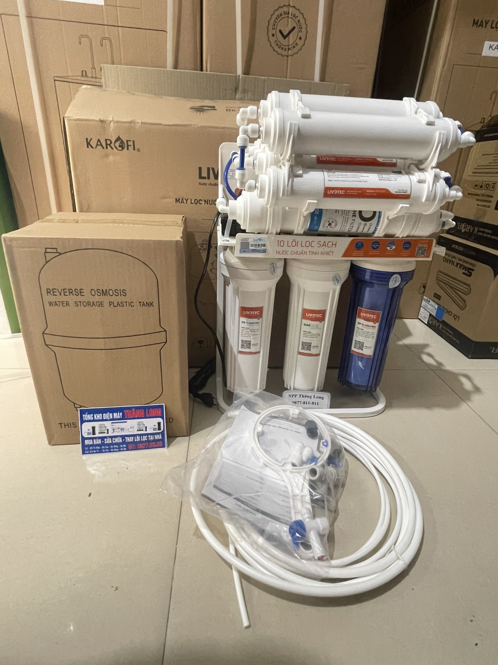 Máy lọc nước Karofi Livotec 216 - Chính hãng- BH 3 năm trên TQ