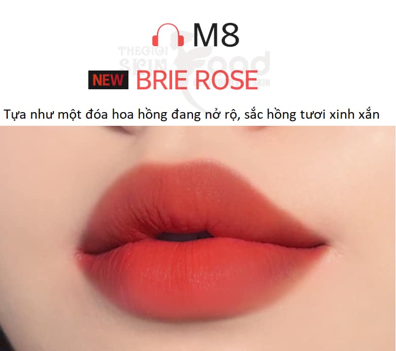 ( Sẵn M7 M8) Son kem Merzy Bite The Beat Mellow Tint 2019