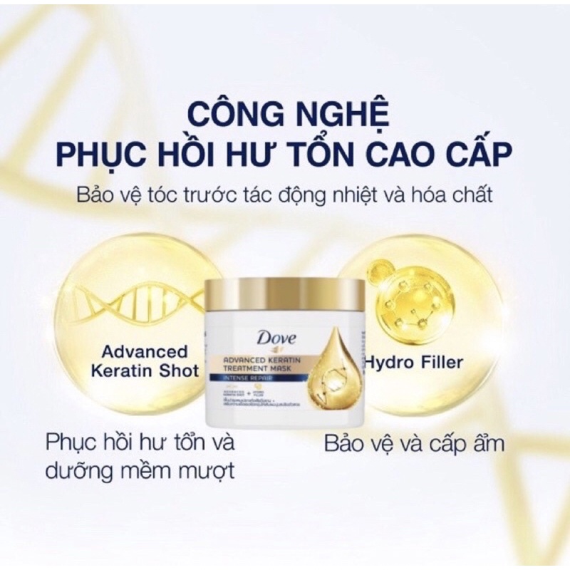 Kem Ủ Tóc Phục Hồi Hư Tổn DOVE
