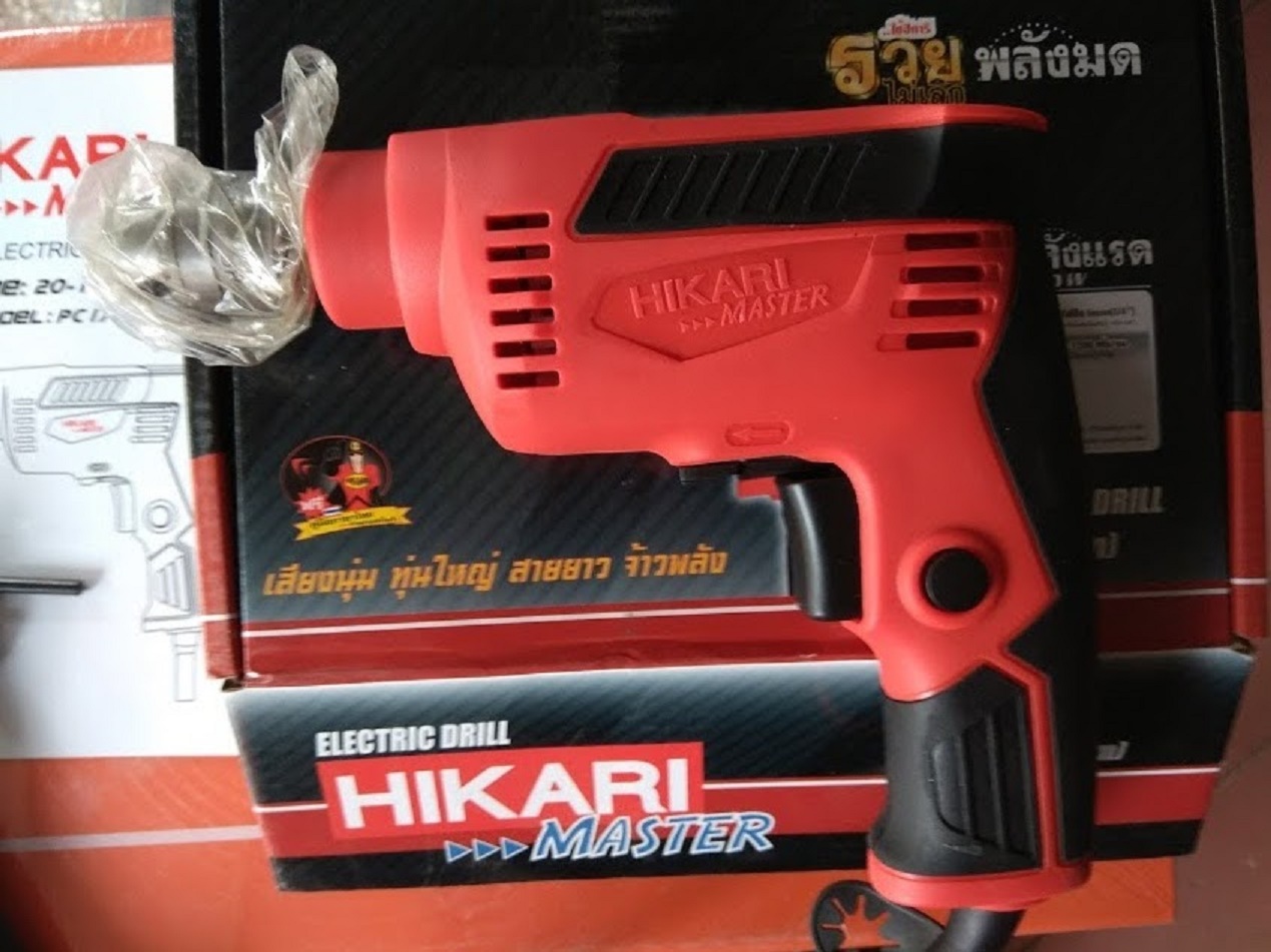 Máy khoan sắt Hikari PC17-06A Thái lan màu đỏ