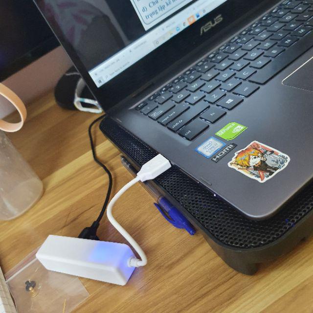 Hub USB 3 Cổng Kèm 2 Khe Đọc Thẻ Nhớ Micro và SD