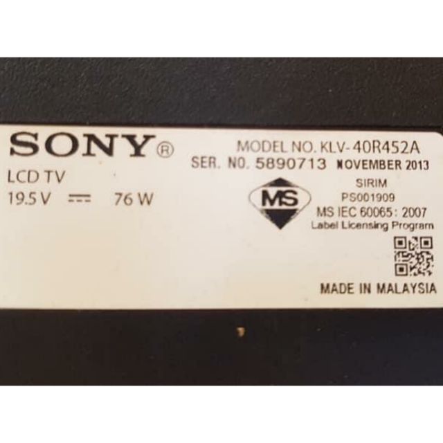 Cáp Sony 40R452 (cáp mới)
