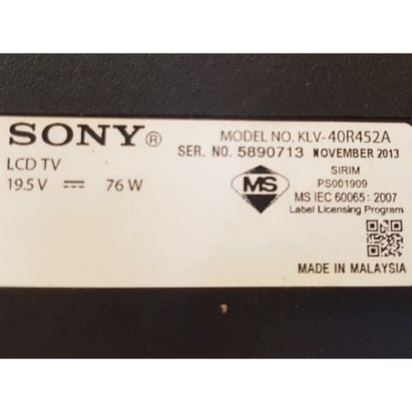 Cáp Sony 40R452