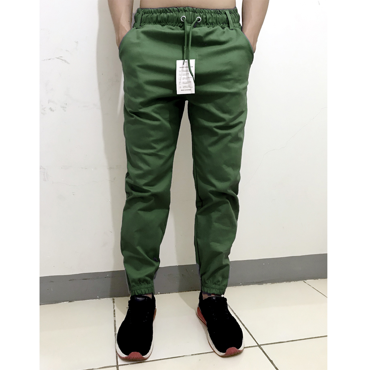 QUẦN JOGGER KAKI NAM NỮ UNISEX BASIC TRƠN CO GIÃN THOẢI MÁI CHẤT ĐẸP (KHÔNG GIỐNG HÌNH HOÀN TIỀN)