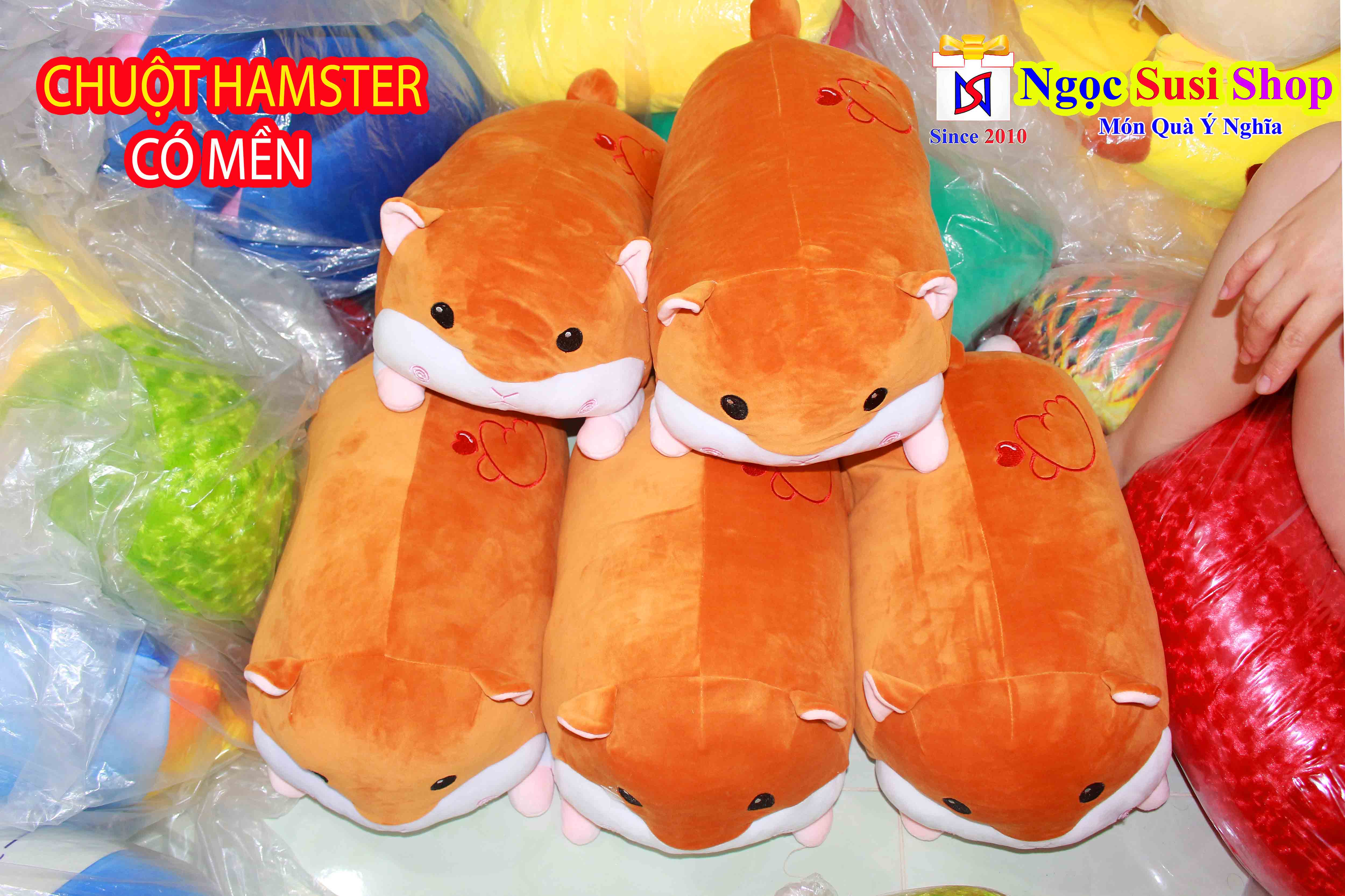 GẤU BÔNG CHUỘT HAMSTER SIÊU MỀM MỊN KHỔNG LỒ