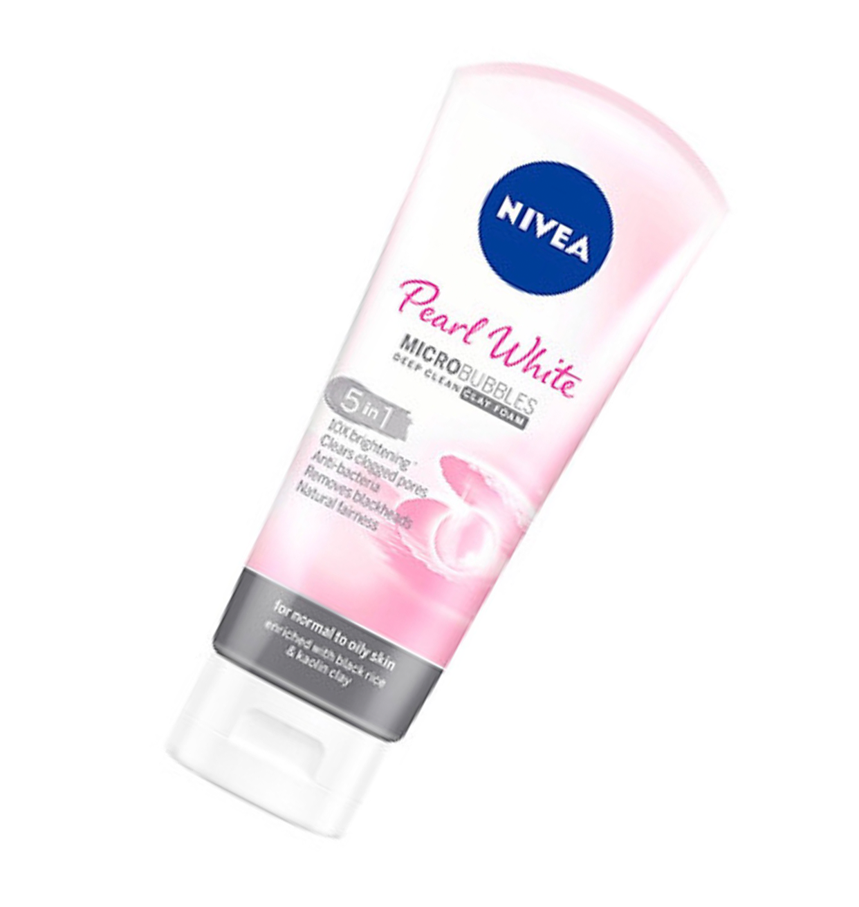 Combo 2 Sữa rửa mặt NIVEA Pearl White đất sét giúp trắng da 100ml*2