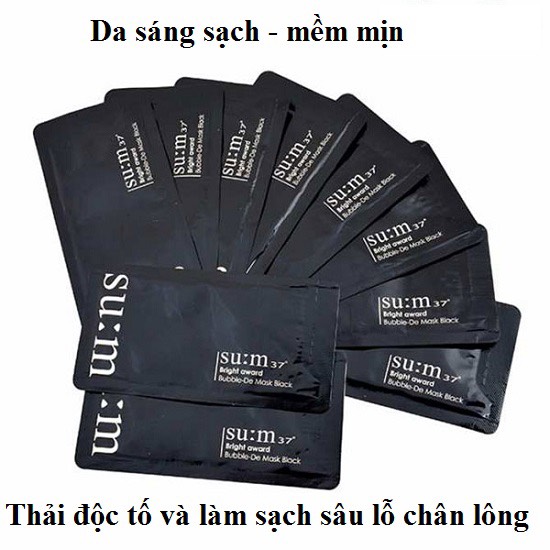 Mặt Nạ Sủi Bọt Thải Độc Sum