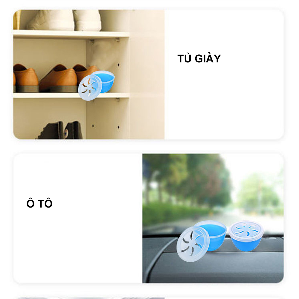 Combo 2 hộp khử mùi tủ lạnh, kháng khuẩn