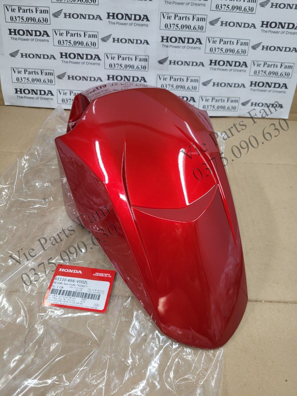 CHẮN BÙN TRƯỚC, DÈ TRƯỚC AB, AIR BLADE 2016-2019, CHÍNH HIỆU HONDA MOTOR VN