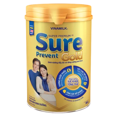 Sữa bột Sure prevent gold Vinamilk 900g - Sure prevent 900g - Sữa bột Sure prevent gold Vinamilk