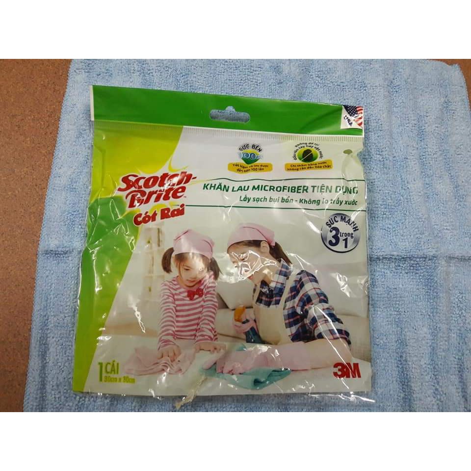 (Set 3 cái ) Khăn lau đa năng Scotch-Brite 3M