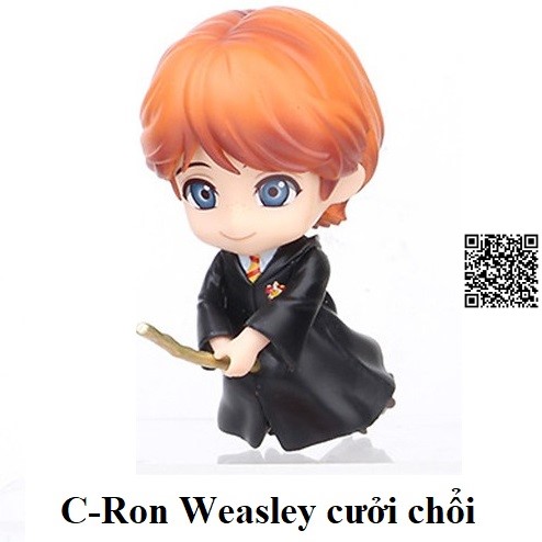 Mô hình Harry Potter Chibi C-Ron Weasley cưởi chổi 1100