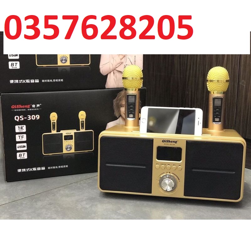 [HCM]Loa Sd309 Loa Bluetooth SD 309 Kèm 2 Micro Không Dây Mẫu Mới