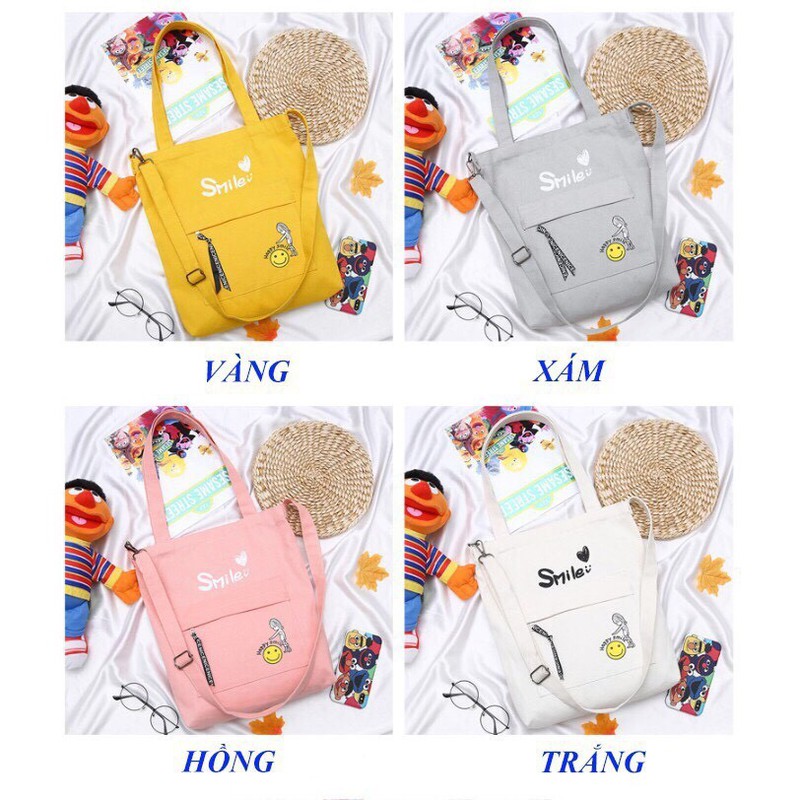 TÚI TOTE VẢI - SMILE