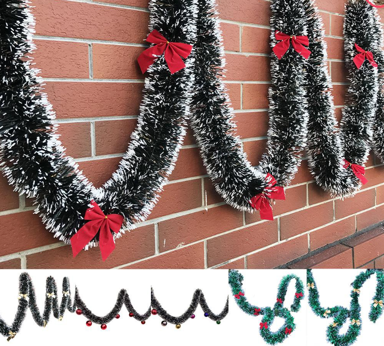 Dây ĐUÔI CHỒN trang trí Noel - giáng sinh dài 2m dày 9cm ( 2 màu )