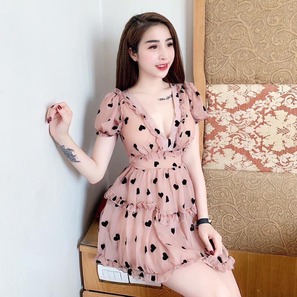 Đầm trái tim siêu xinh - TH