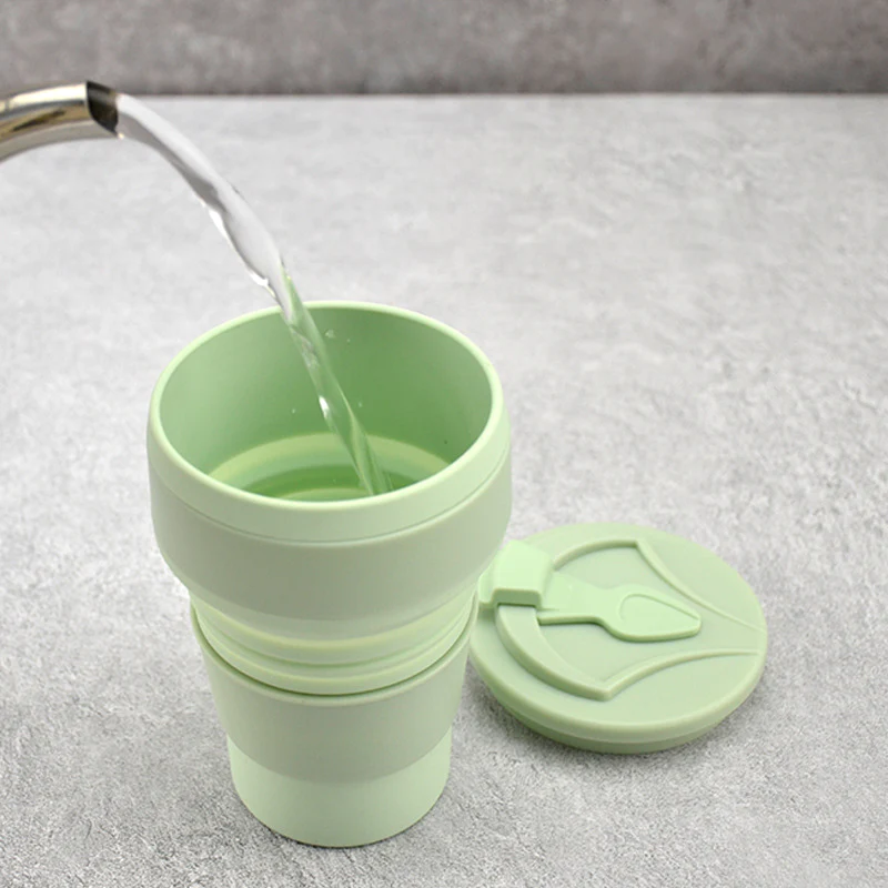 LY UỐNG NƯỚC GẤP GỌN 350ML MANG ĐI DU LỊCH-HT