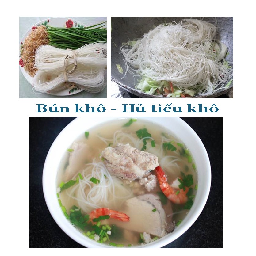 1Kg Mì Gạo Sạch( bún miến khô) dai ngon