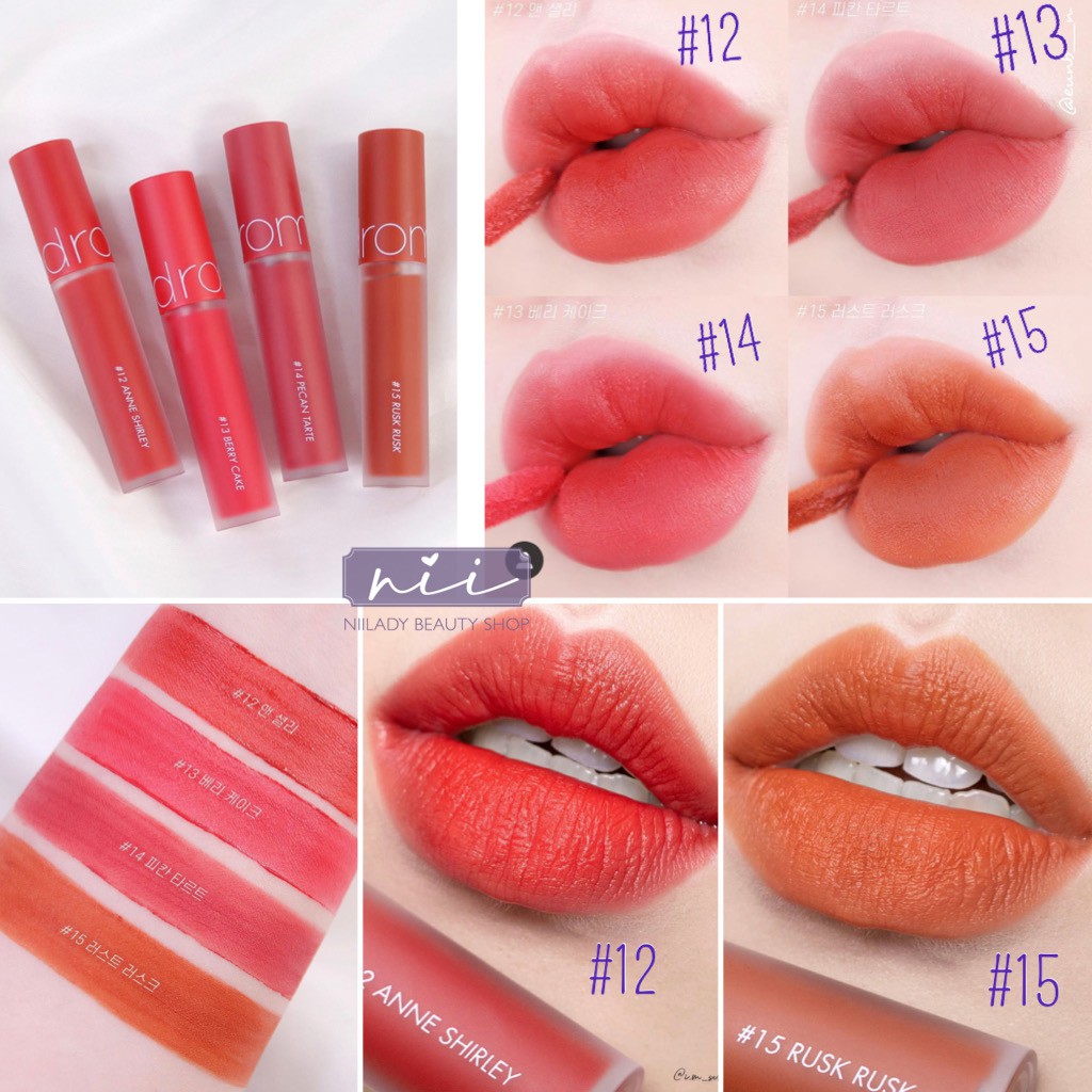 [Có Màu Mới 22,23,24,25] Son Kem Lì Romand Zero Velvet Tint