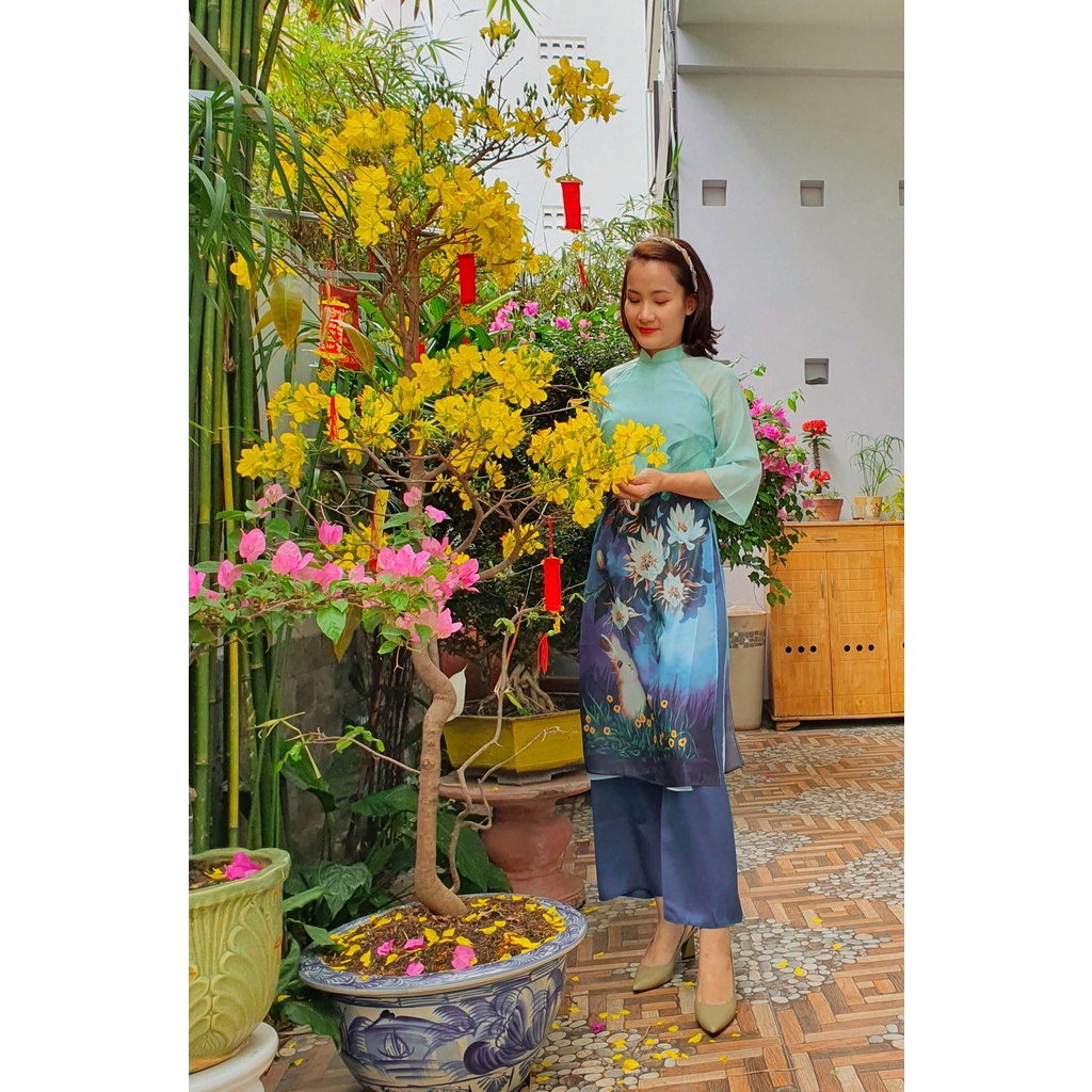 Rập giấy may áo dài tay loe AD05 -(BẢN VẼ)