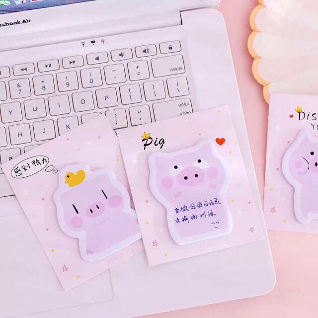 Giấy note hình chú heo